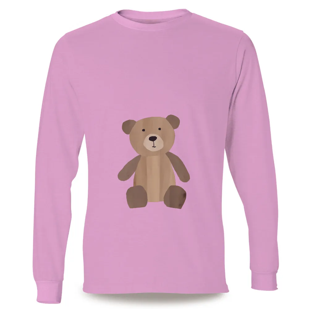 T-Shirts Pattern: Wooden Bear - Rustic Charm and Innocence|comfort colors 4th of july shirt