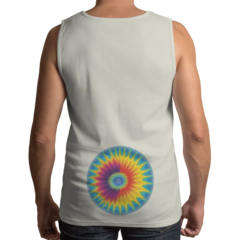 T-Shirt Printing: Vibrant Mandala - Unity in Colors|most popular t shirt colors 2021