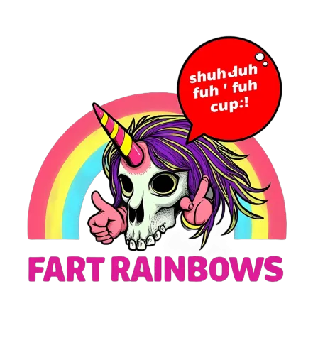 TShirt Printing: Fart Rainbows - Funny & Whimsical Design