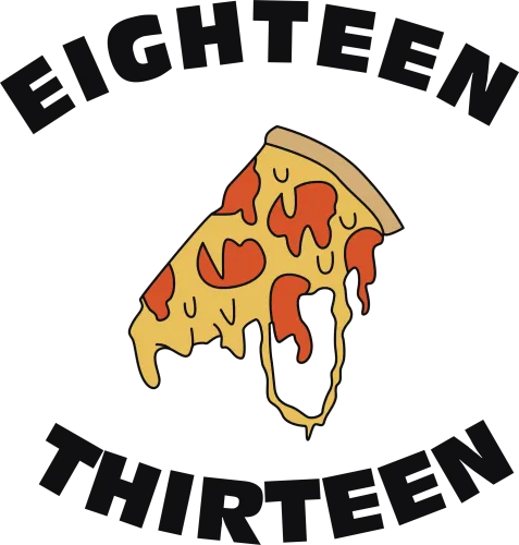 Custom Tee Shirts: Celebrate Pizza Nostalgia with Eighteen Thirteen Design