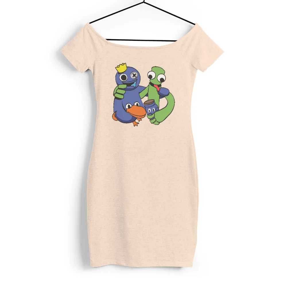 TShirt Design: Quirky Characters in Friendship|harmony day t shirts best and less