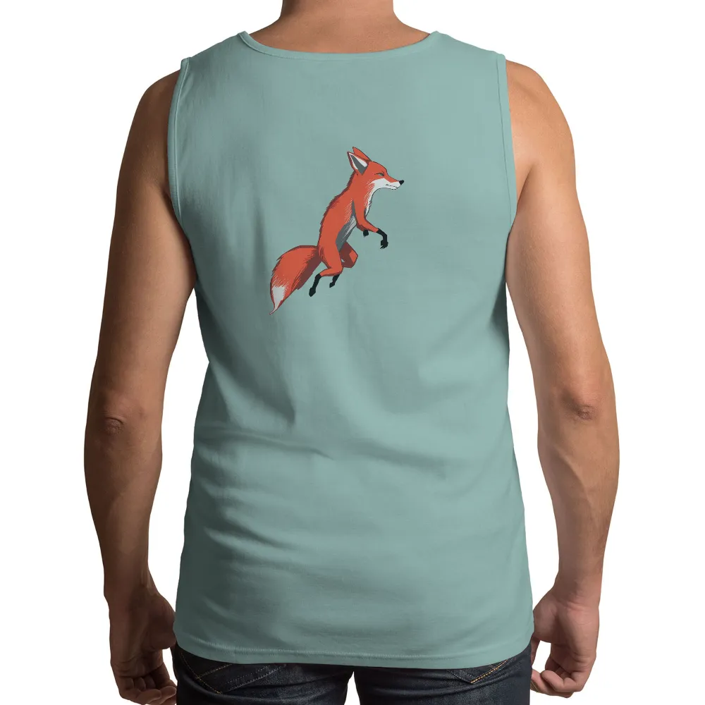 Tee Shirt Printing: Minimalist Fox Design - Agility and Freedom|men have made a lot of bad art shirt