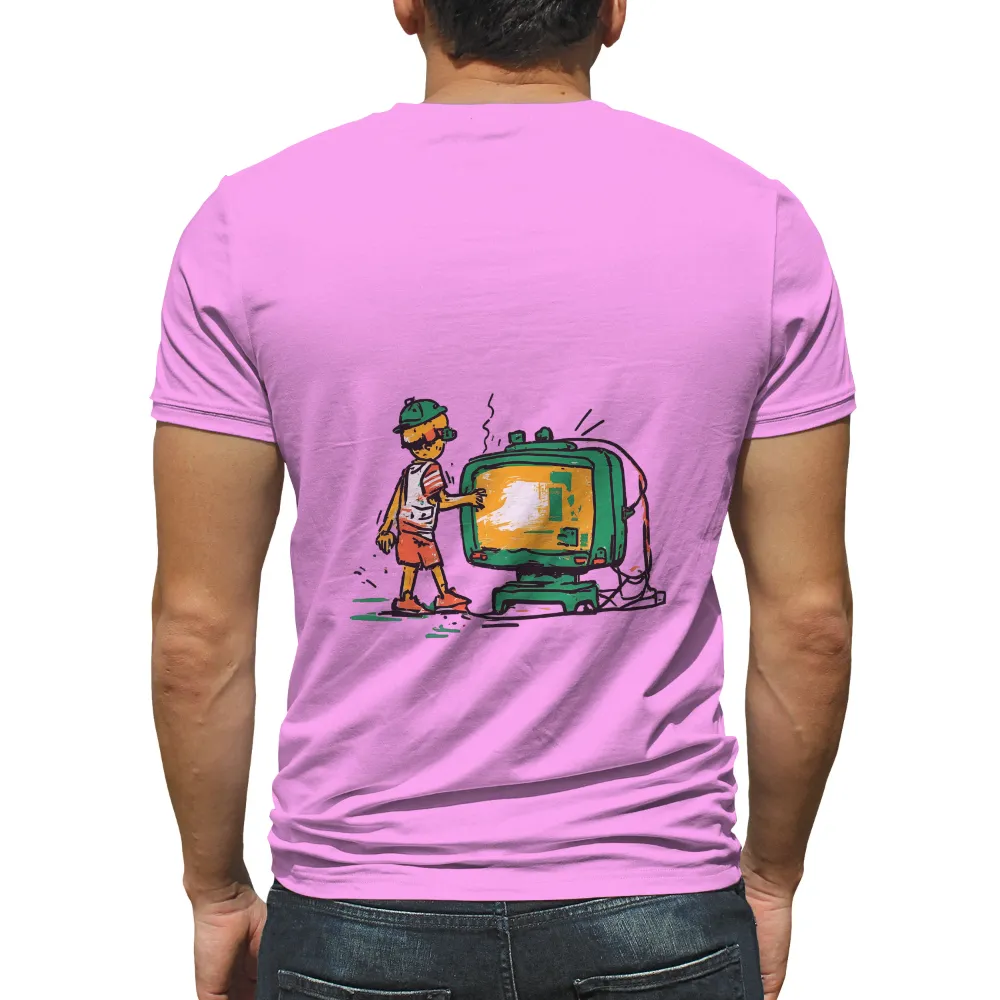 TShirt Printing: Nostalgic Childhood with Vintage TV|capitalist nostalgia shirt