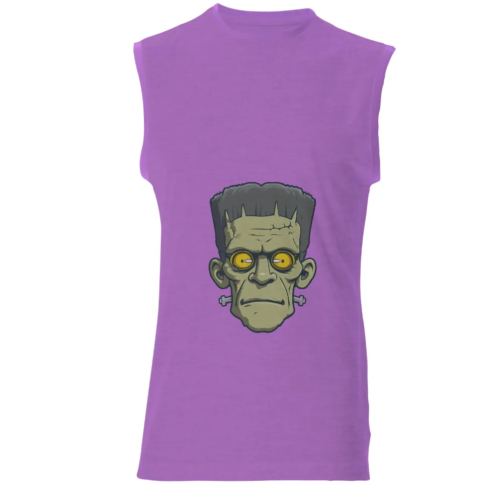 Shirts Graphic Tees: Frankenstein Monster Face - Vintage Horror Design|monster truck valentine shirt