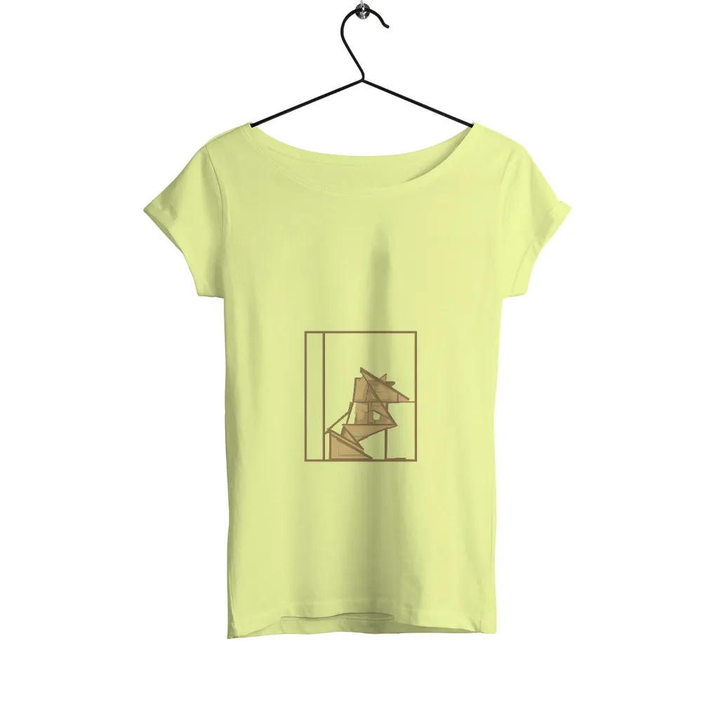 T-Shirts Design: Embrace Simplicity with Geo the Geometric Fox|charizard vintage tee