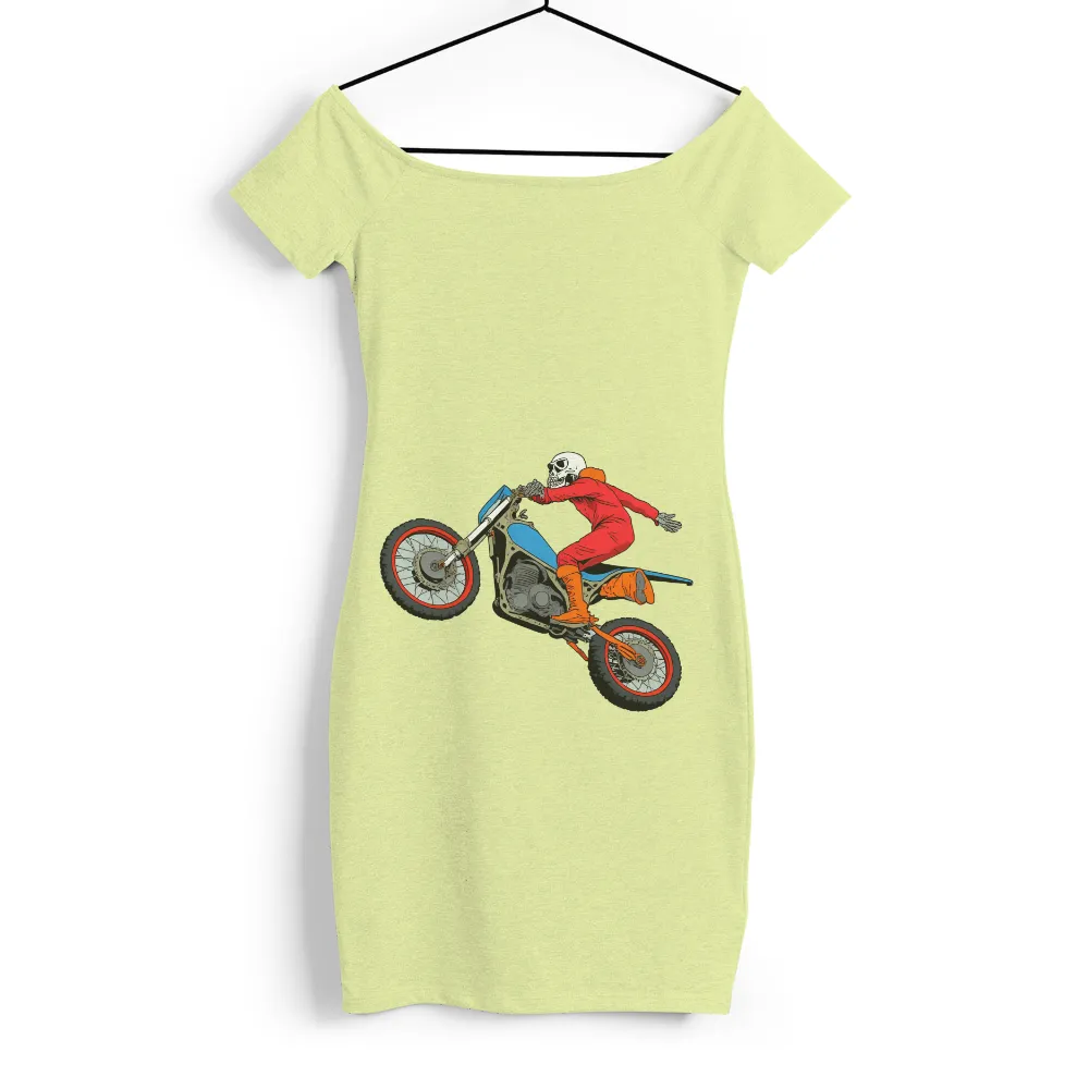 Custom Tee Shirts: Skeleton Motocross Adventure|adventure time dancing with monsters shirt