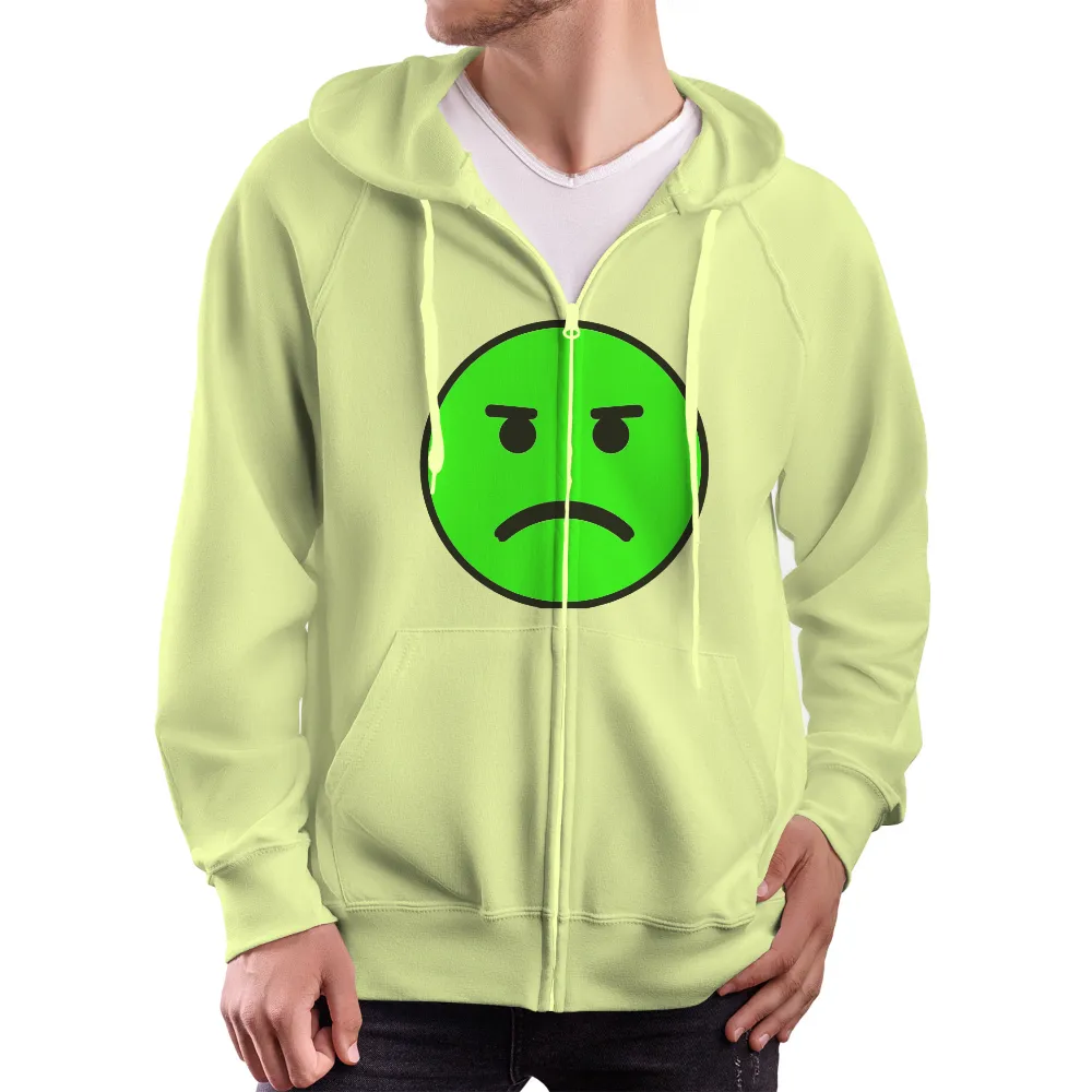 Graphic Tees: Express Your Frustration with the Viral Green Face Meme|old navy flag shirt meme