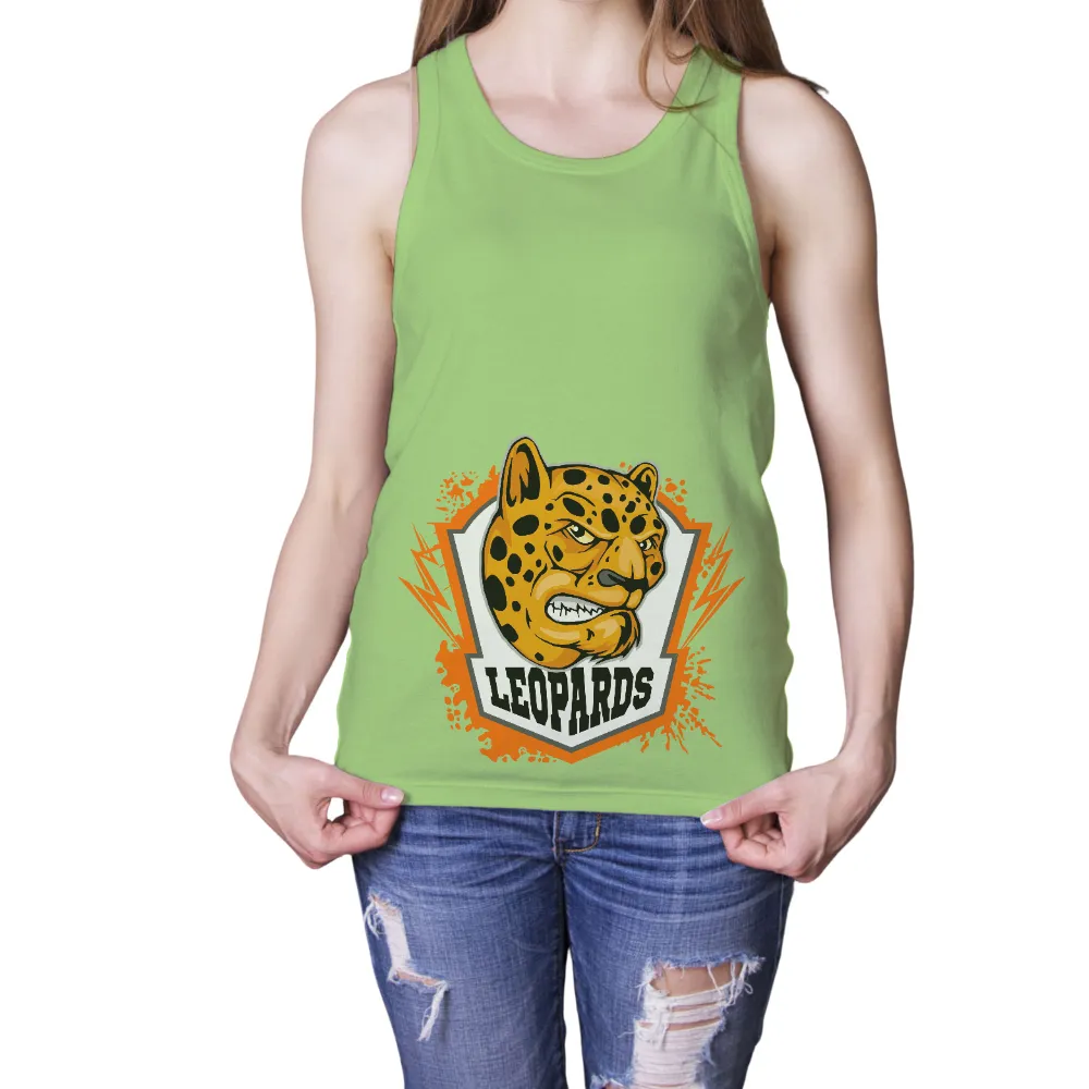 Customized Tee Shirts: Leopard Power - Strength and Courage|leopard print bunny shirt