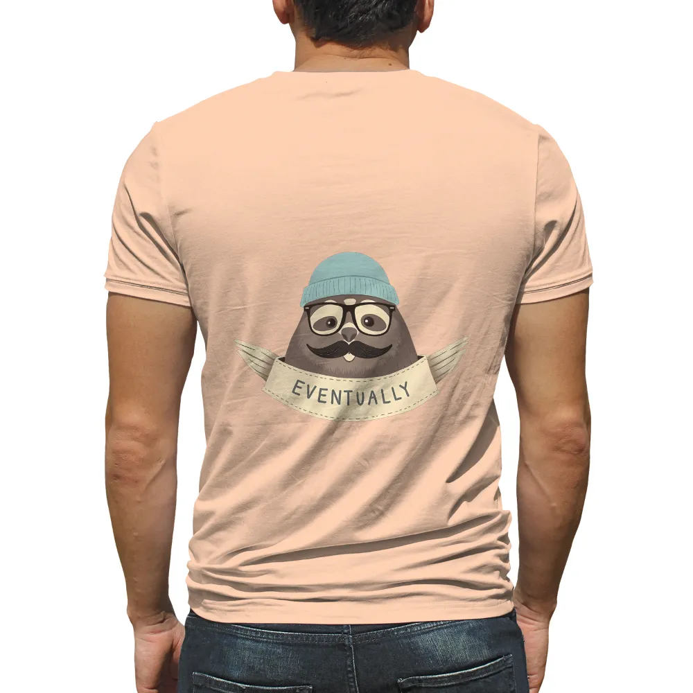 TShirt Printing: Hipster Sloth Eventually - Funny & Quotes|urban artist