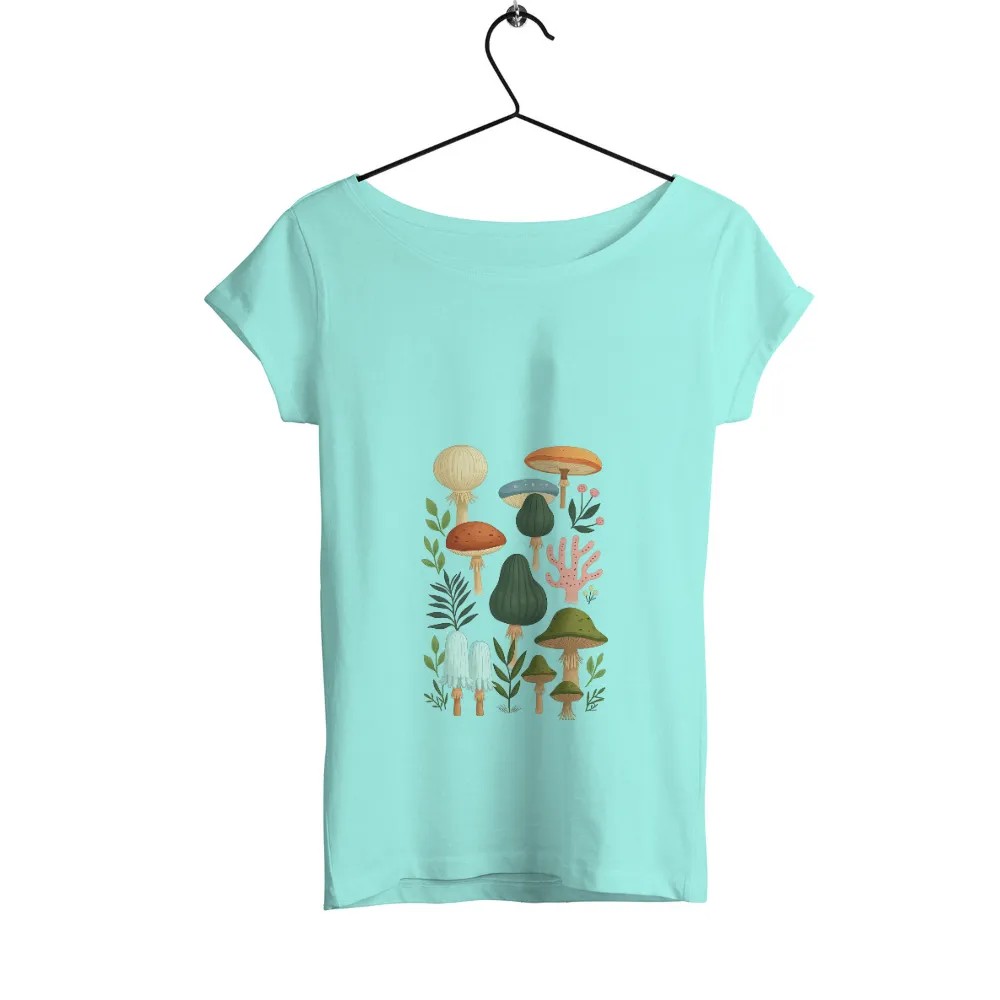 T-Shirts Pattern: Enchanted Forest Mushrooms|beer diversity t shirt