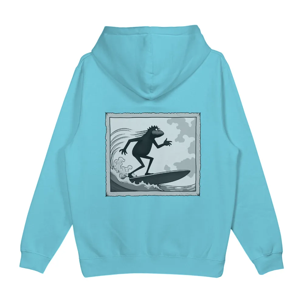 Graphic Tees: Surfing Yeti - Mythical Adventures on the Waves|pokemon magic shirt