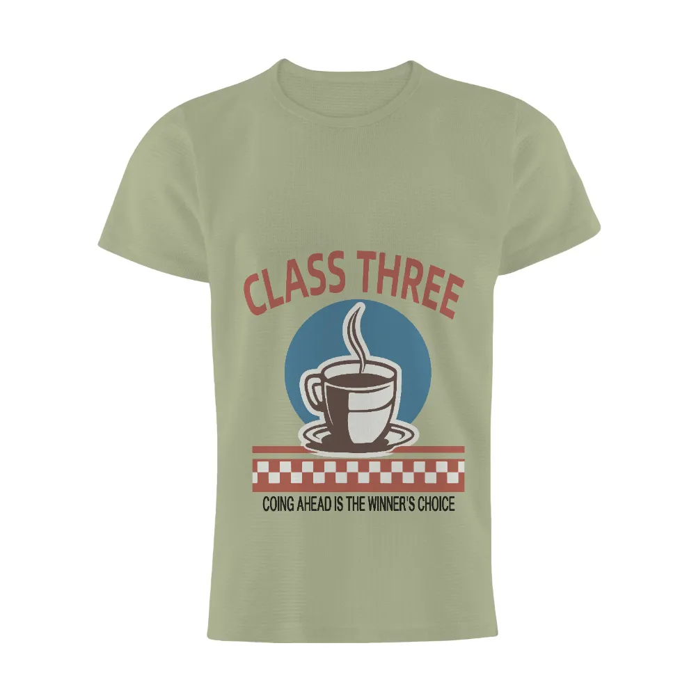 Graphic Tees: Vintage Café Charm with Coffee Cup Design|retro sporting kc jersey