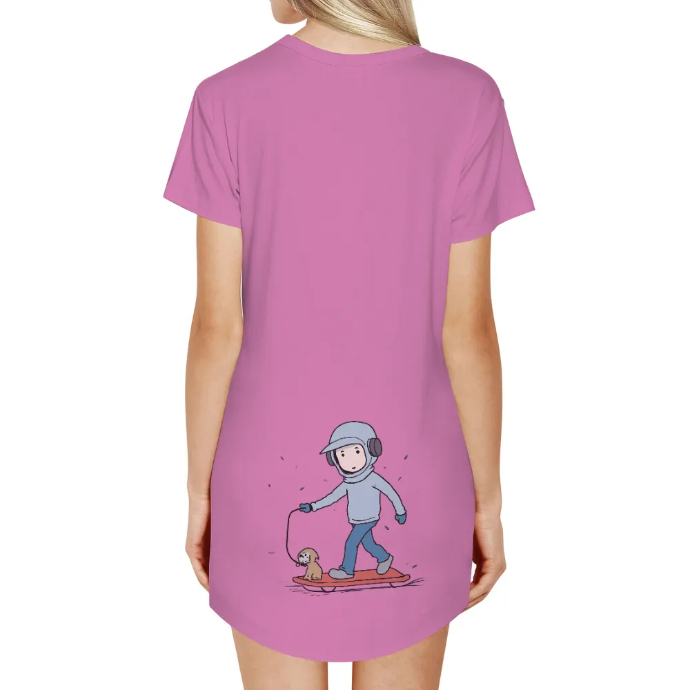 Custom Tee Shirts: Max's Space Adventure with Luna|only ny hot dog shirt