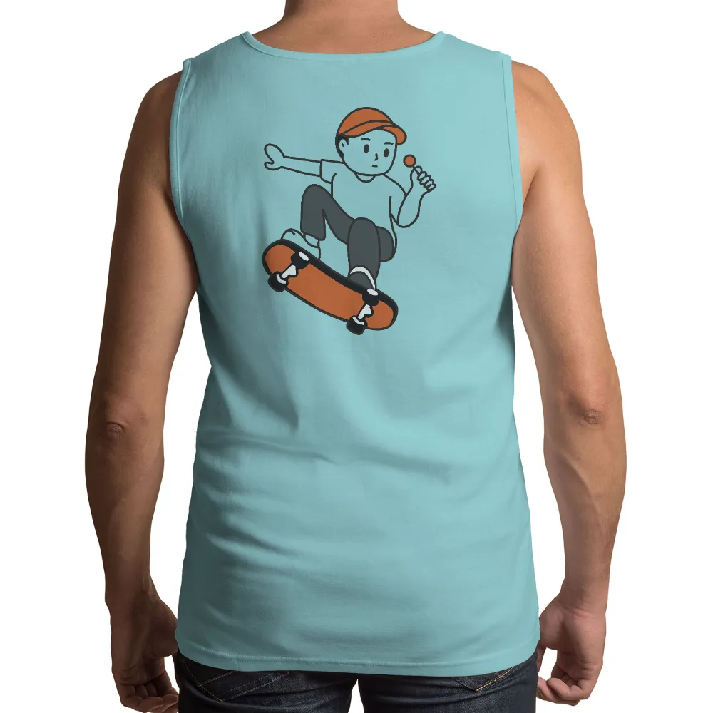 T-Shirts Custom: Skateboarding Spirit with Orange and Black Design|jaat t shirt black