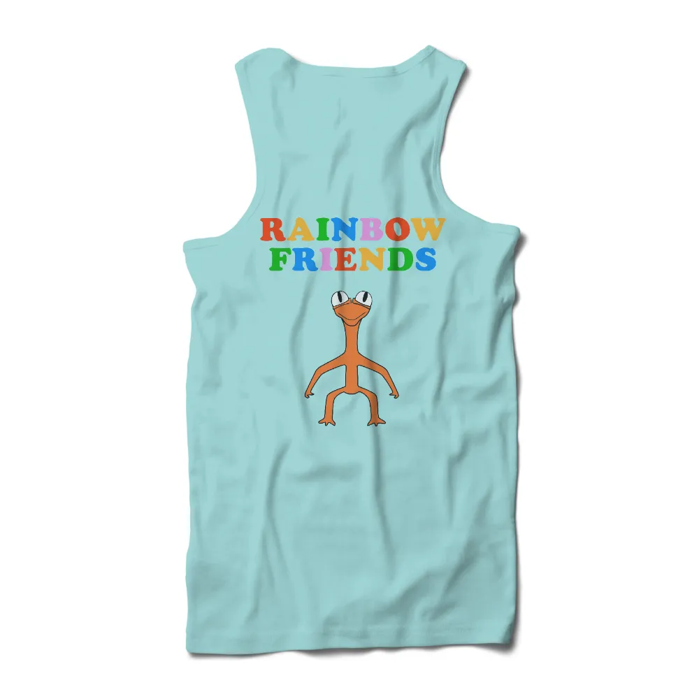 Tee Shirts Printed: Rainbow Friends - Orangey's Cheerful Spirit|roblox t shirt dog