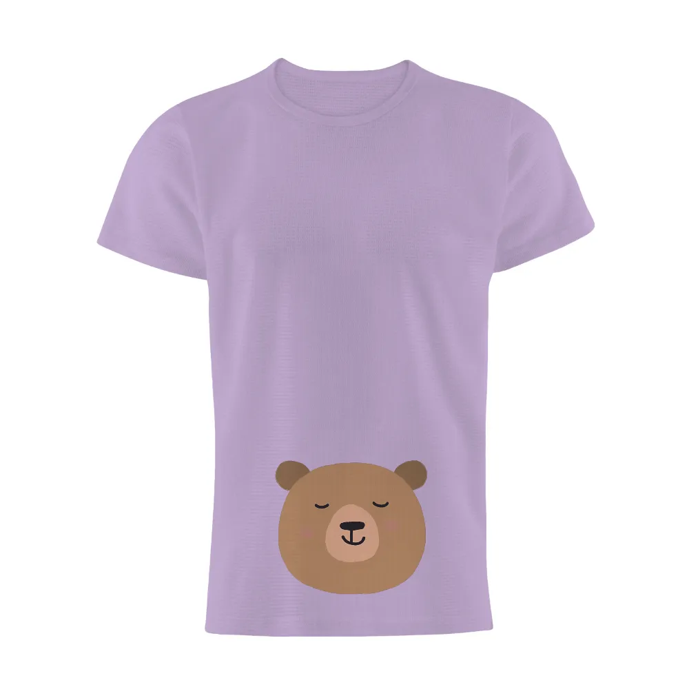 Shirts Graphic Tees: Peaceful Bear - Artistic Designs|harry potter t shirts for the family