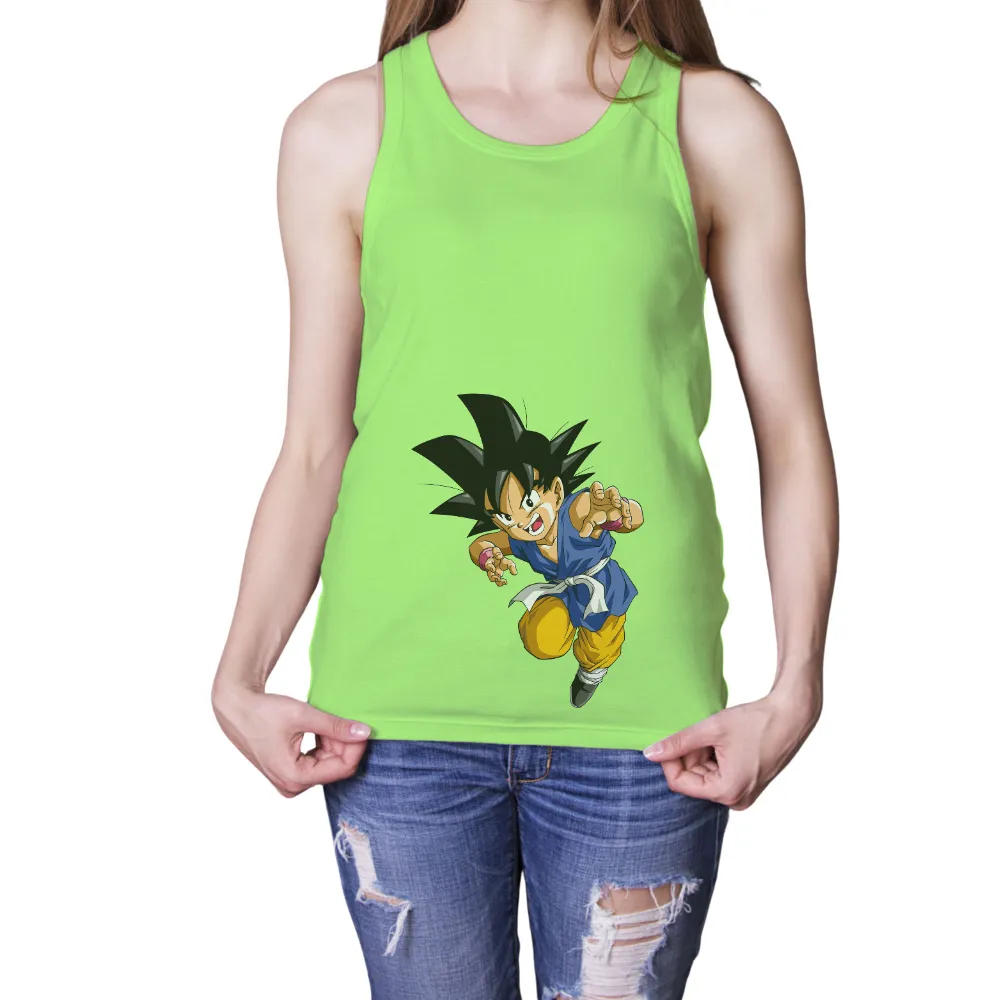 Custom T-Shirt Printing: Goku's Battle Spirit from Dragon Ball|dragon ball z workout pants