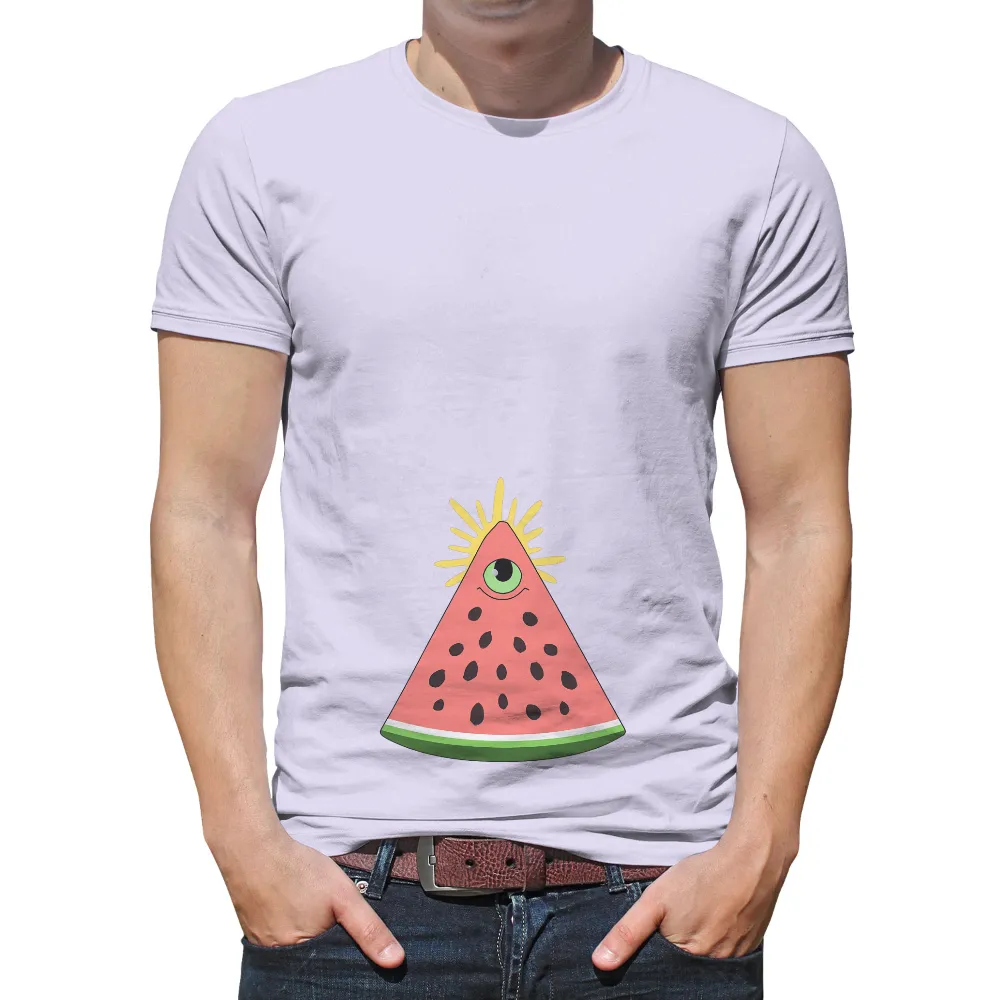 Melo the Watermelon: A Slice of Joy - T-Shirts Pattern|summer sports t shirt