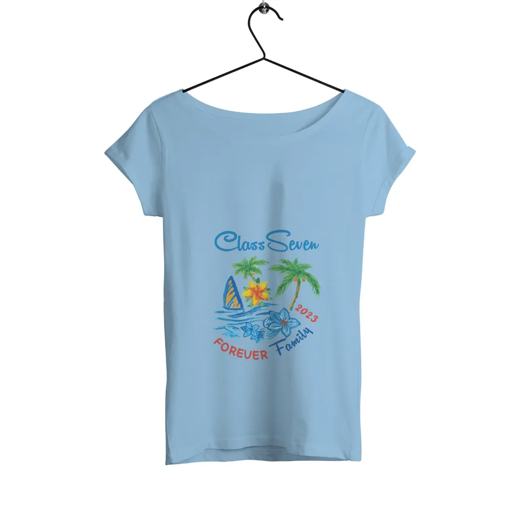 T-Shirt Printing: Class Seven Forever Family Tropical Paradise|joe marlin tropical shirt