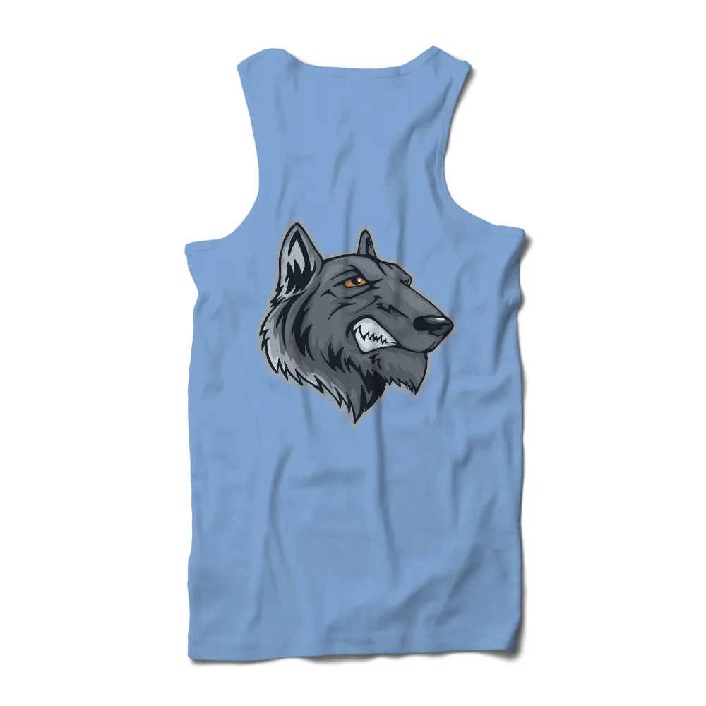 T-Shirts Pattern: Fierce Wolf Spirit - Strength and Leadership|there's still time wolf shirt