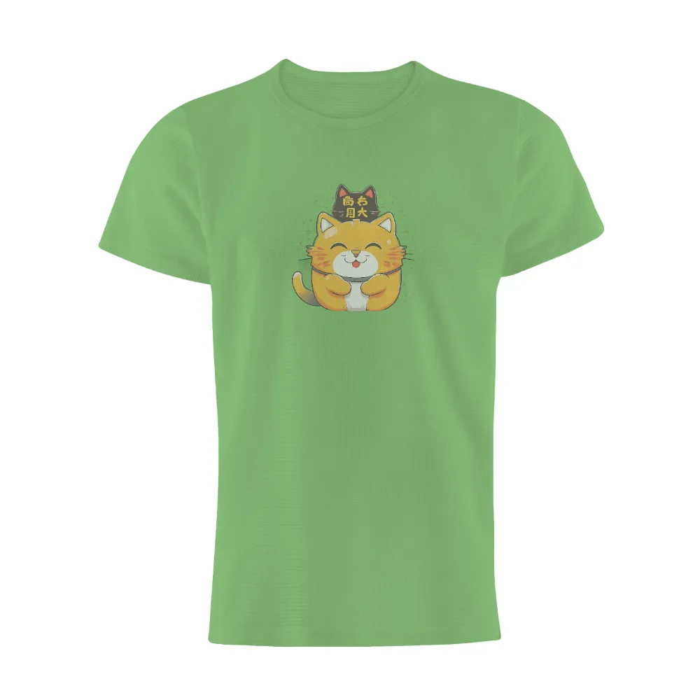 Customized Tee Shirts: Mochi the Lucky Cat - Anime Mascot|cute valentines day shirts women