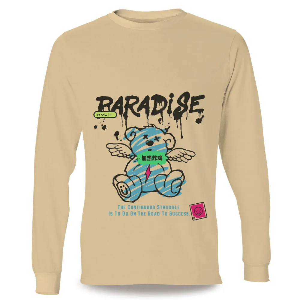 T-Shirts Design: Xiao the Resilient Teddy Bear in Paradise|detroit red wings twitter