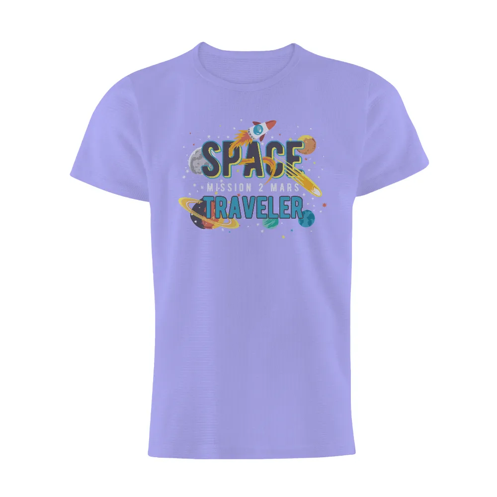 Space Traveler T-Shirt Printing: Mission 2 Mars|space jam shirt cotton on