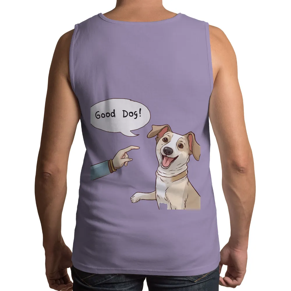 Customized Tee Shirts: Good Dog! - Joyful Pet Design|mardi gras bead dog shirt