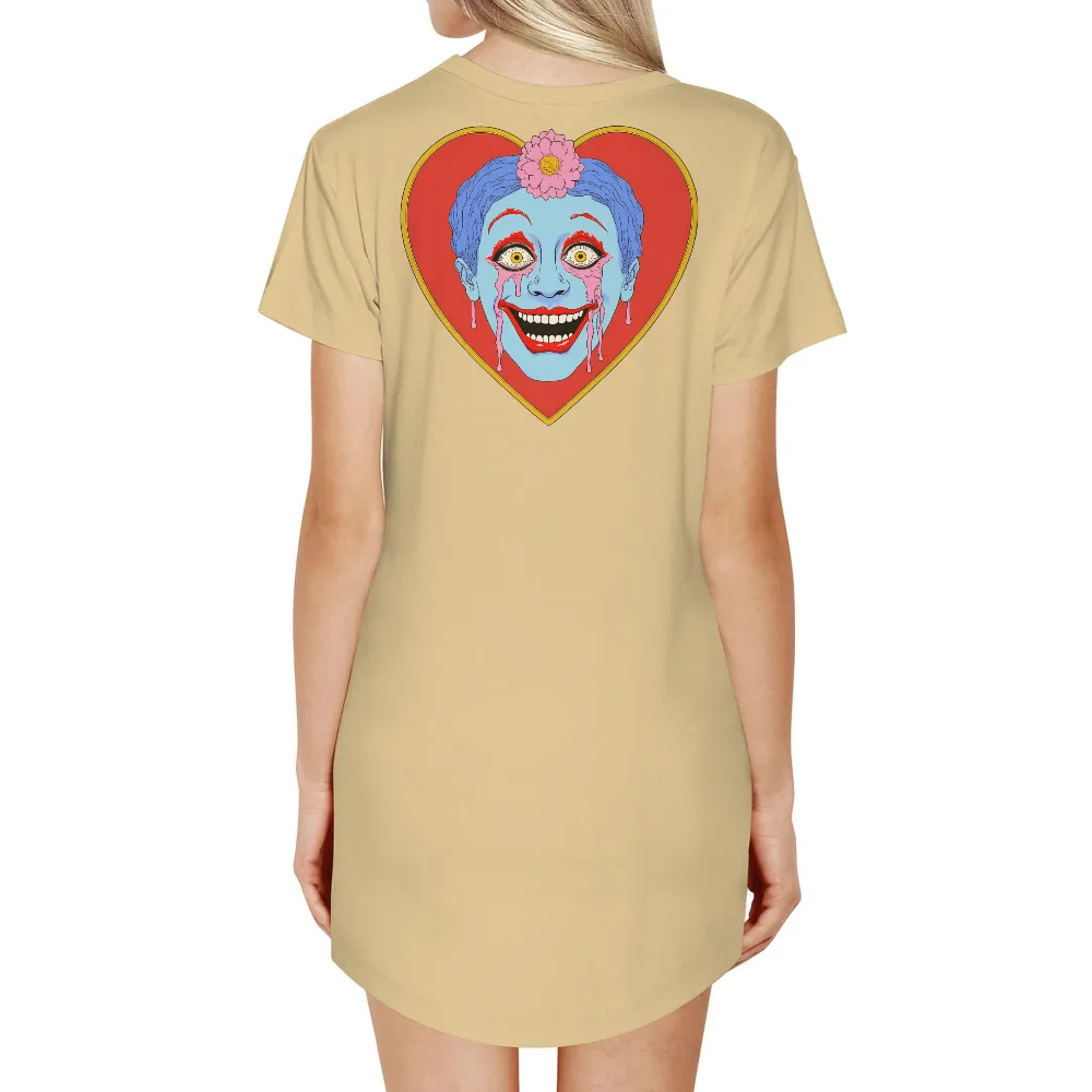 T-Shirts Custom: Luna's Emotional Journey - Artistic Designs|bleached heart shirt