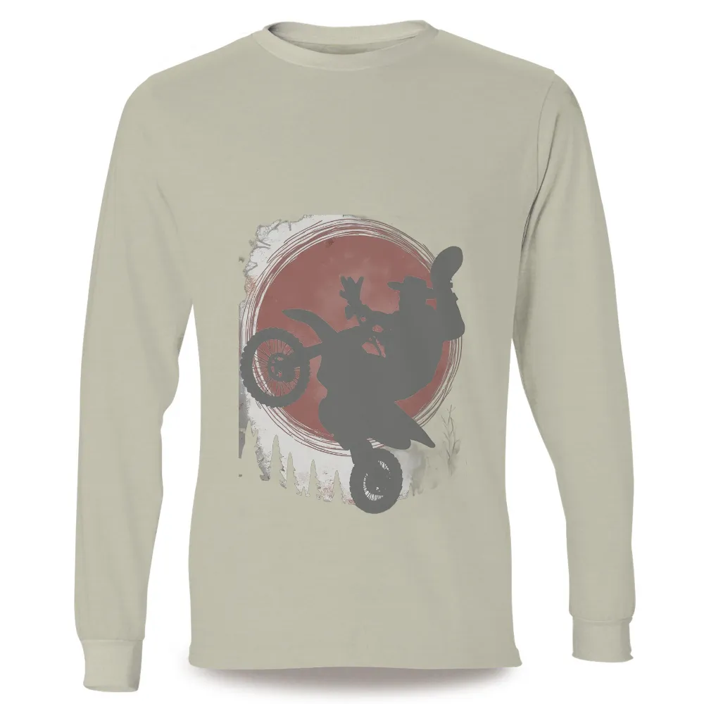 Custom Tee Shirts: Motocross Adventure | Thrill & Freedom| freedom in motion