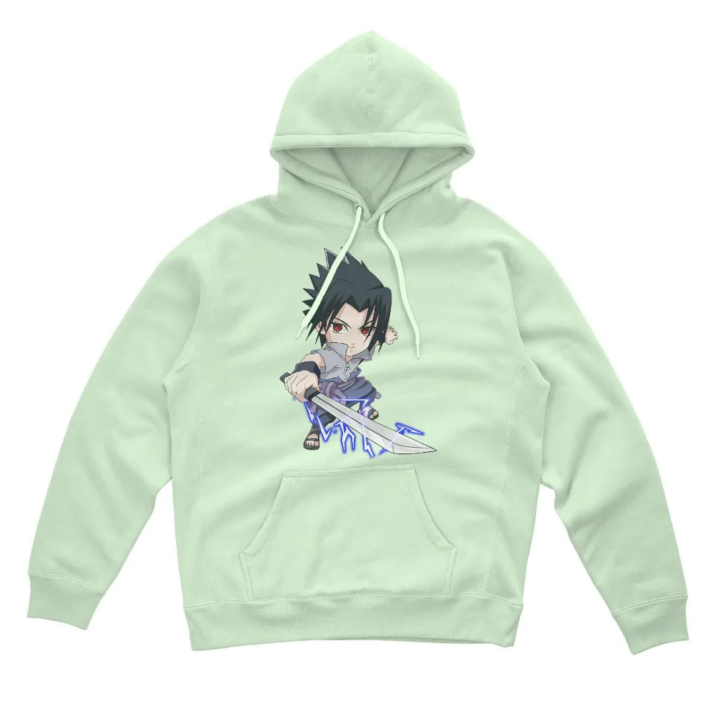 T-Shirt Printing: Sasuke Uchiha - Power and Resolve|roblox shirt naruto