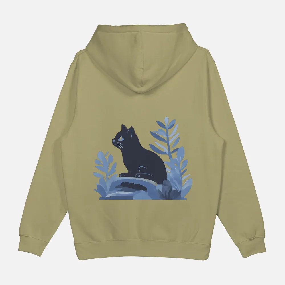 Customized Black Cat Mystic Night Design: Embrace the Magic of Nature and Felines|playboy night out camp shirt