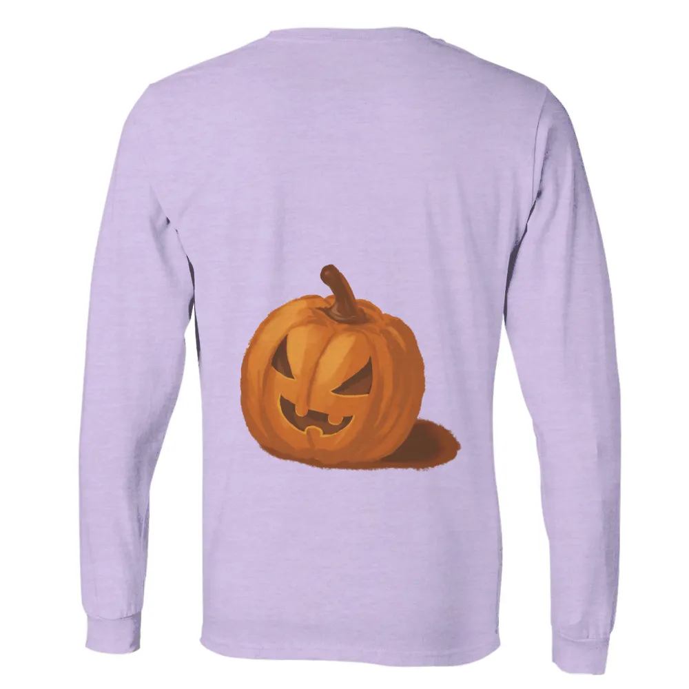 T-Shirts Custom: Spooky Pumpkin Glow - Halloween T-Shirt Design|thick thighs spooky vibes sweatshirt