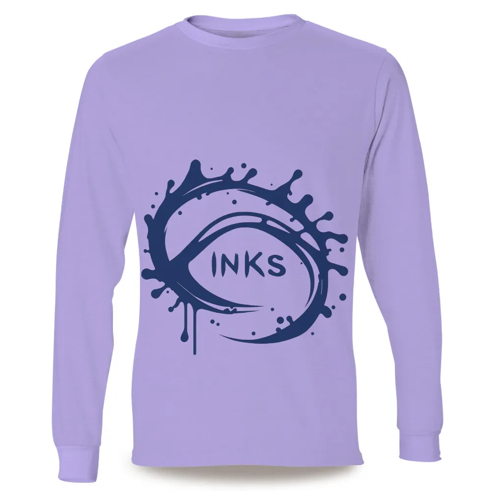 Inks Tee Shirt Printing: Vision and Expression in Blue Ink|rugman art t shirt