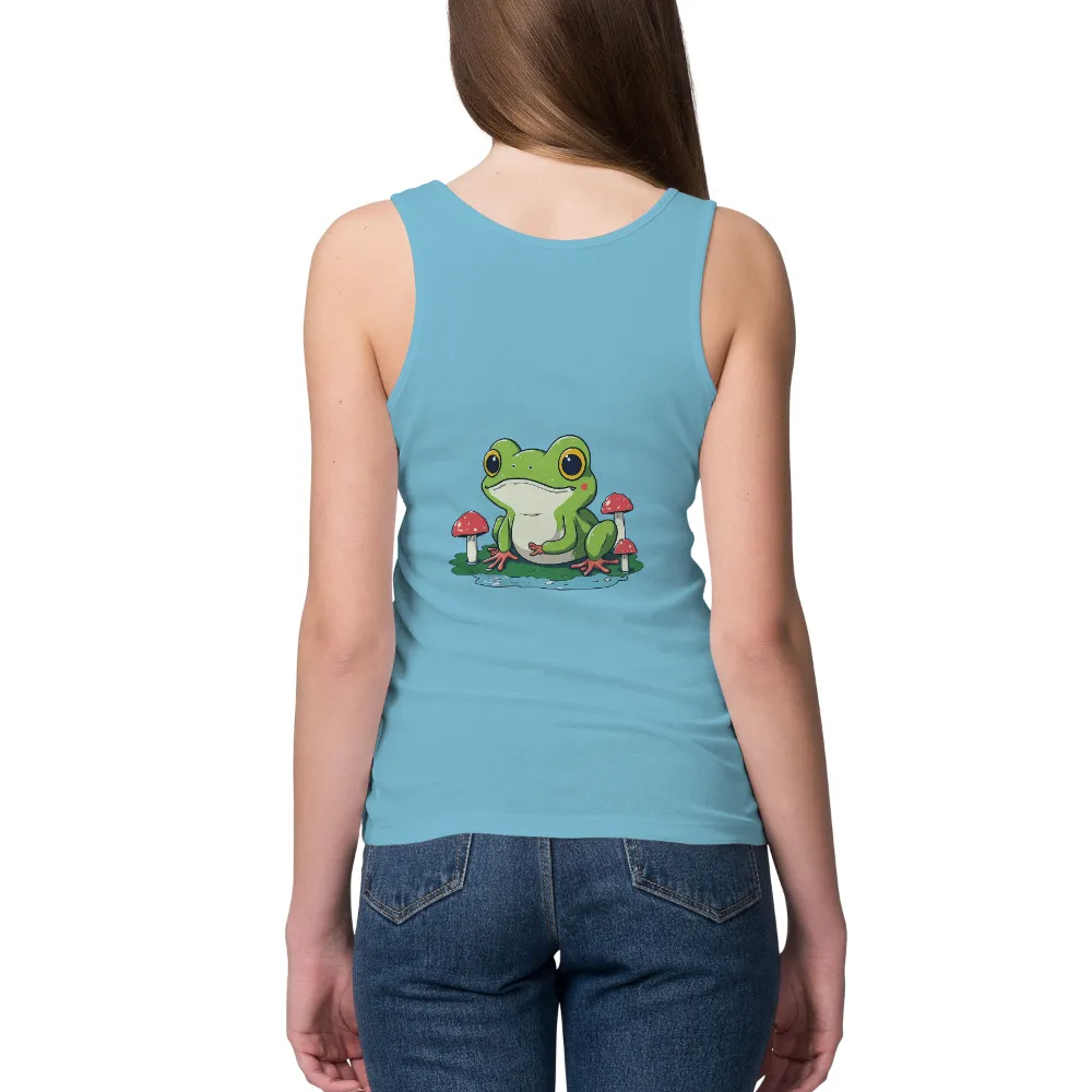 Custom Tee Shirts: Whimsical Frog in the Forest|frog roblox t shirt