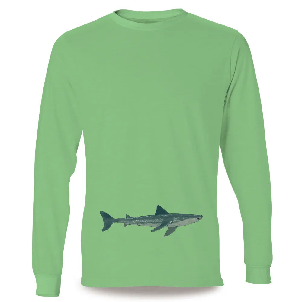 Graphic Tees: Blue Shark - A Symbol of Strength and Resilience|weekday journey shirt