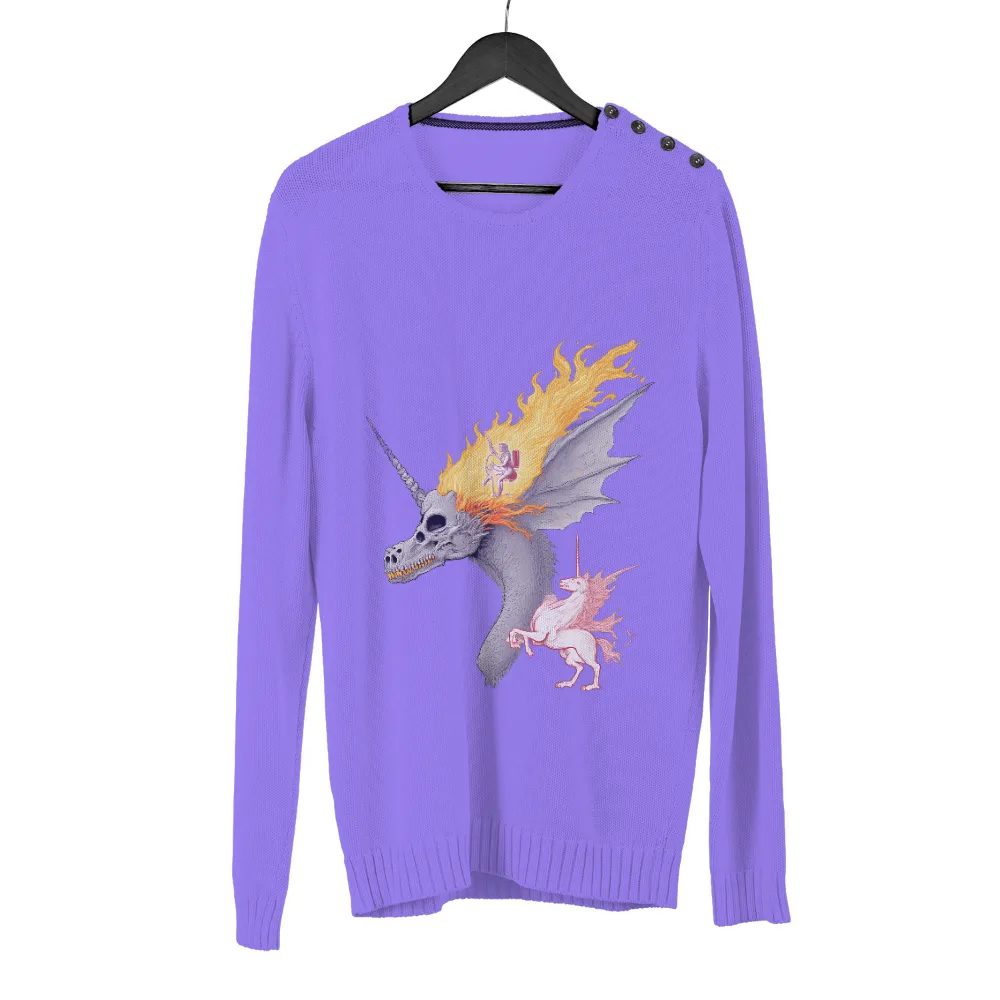 Graphic Tees: Dragon & Unicorn - Fantasy Legends| unicorn