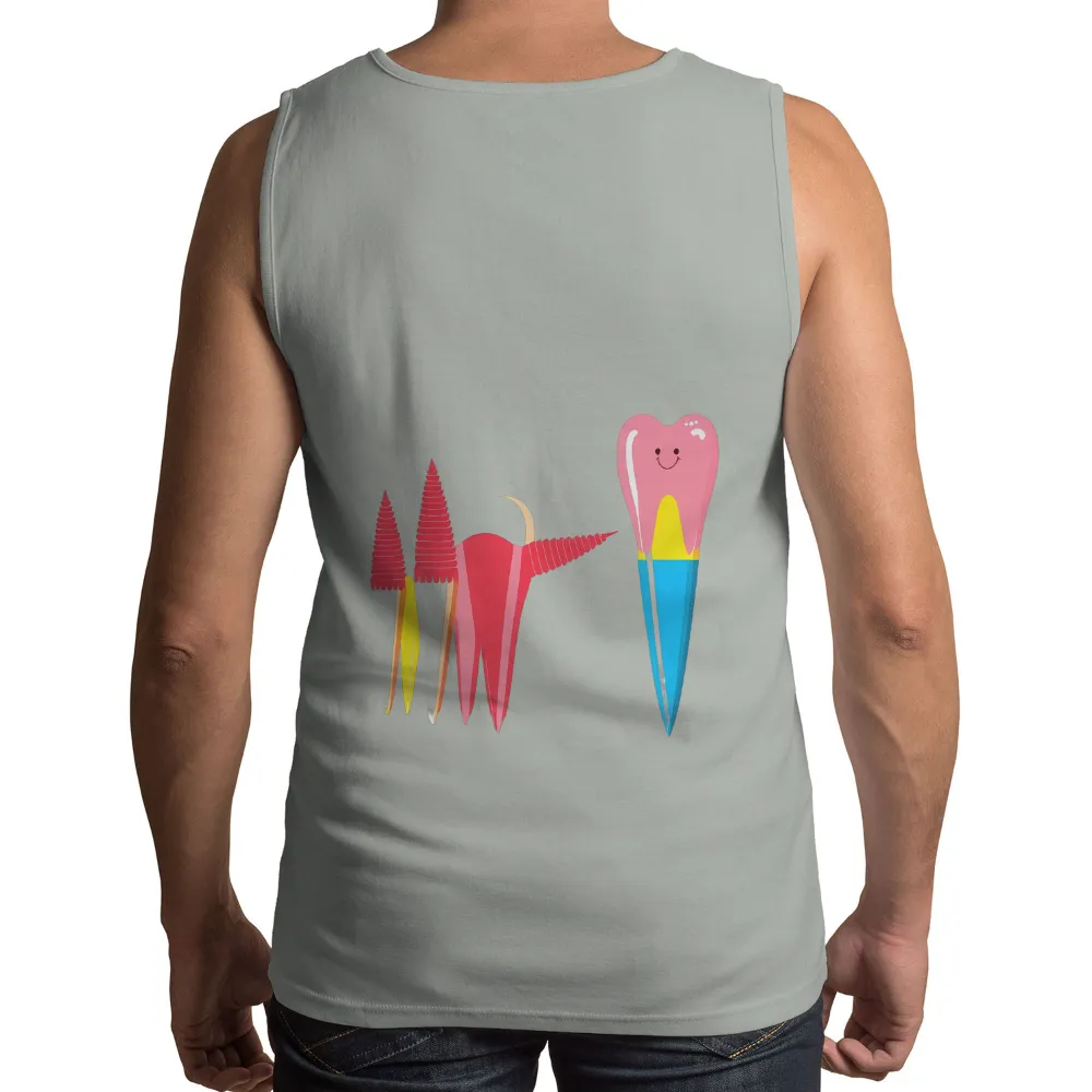 TShirt Printing: Quirky Dental Care | Funny Teeth Design| Playful dental care design