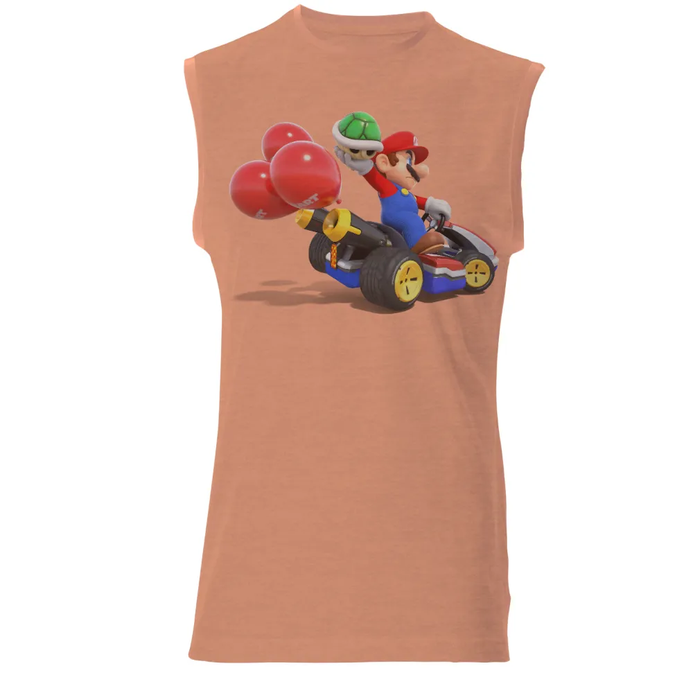 Mario Kart T-Shirt Printing: Race into Fun with Balloons and Shells|mario hilario shirt