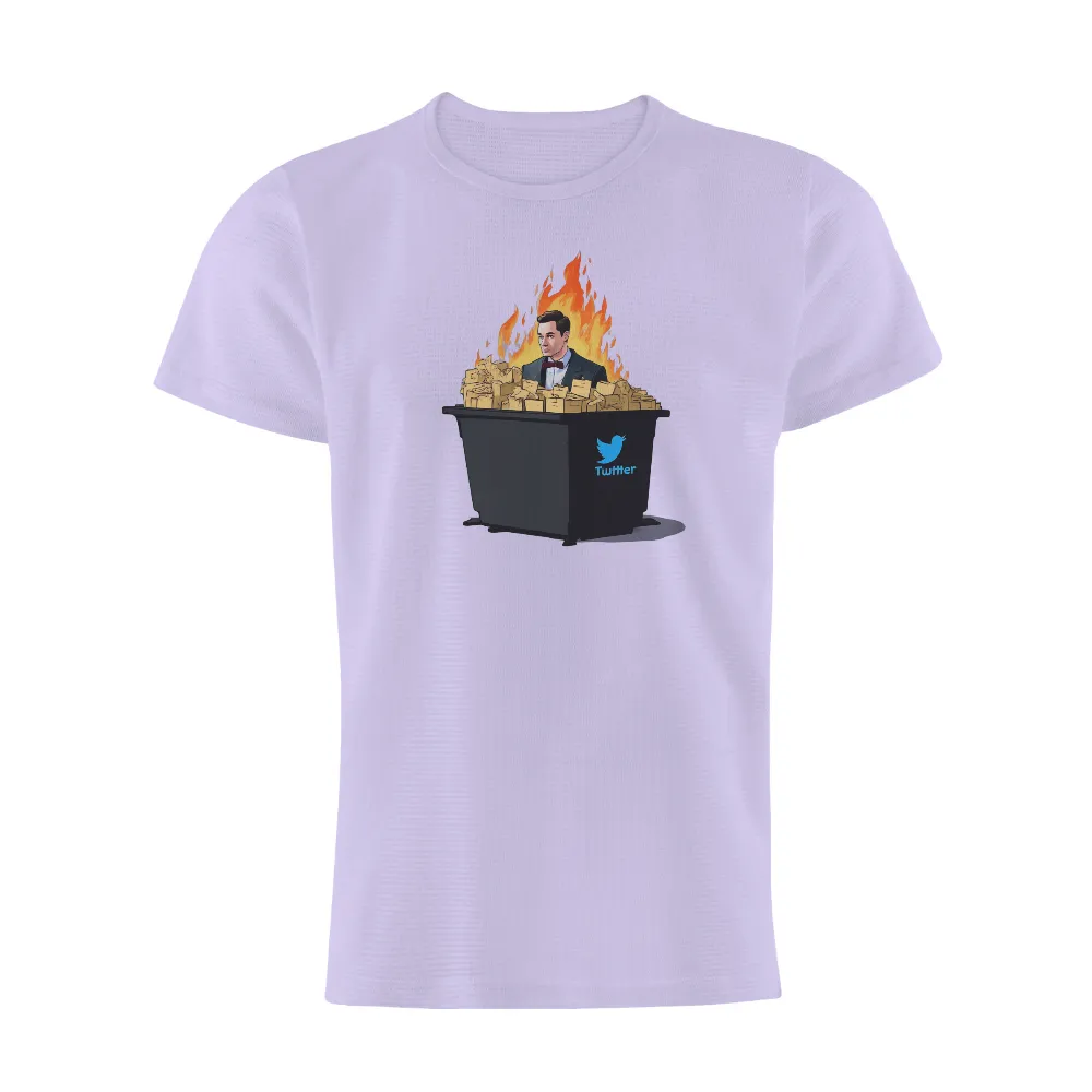 Customized Tee Shirts: Dumpster Fire of Social Media|orioles chaos coming shirt