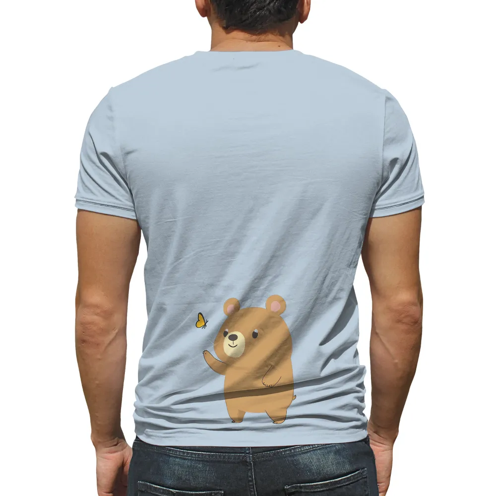 T-Shirts Design: Bruno and Breezy - A Tale of Friendship|shein blue butterfly shirt