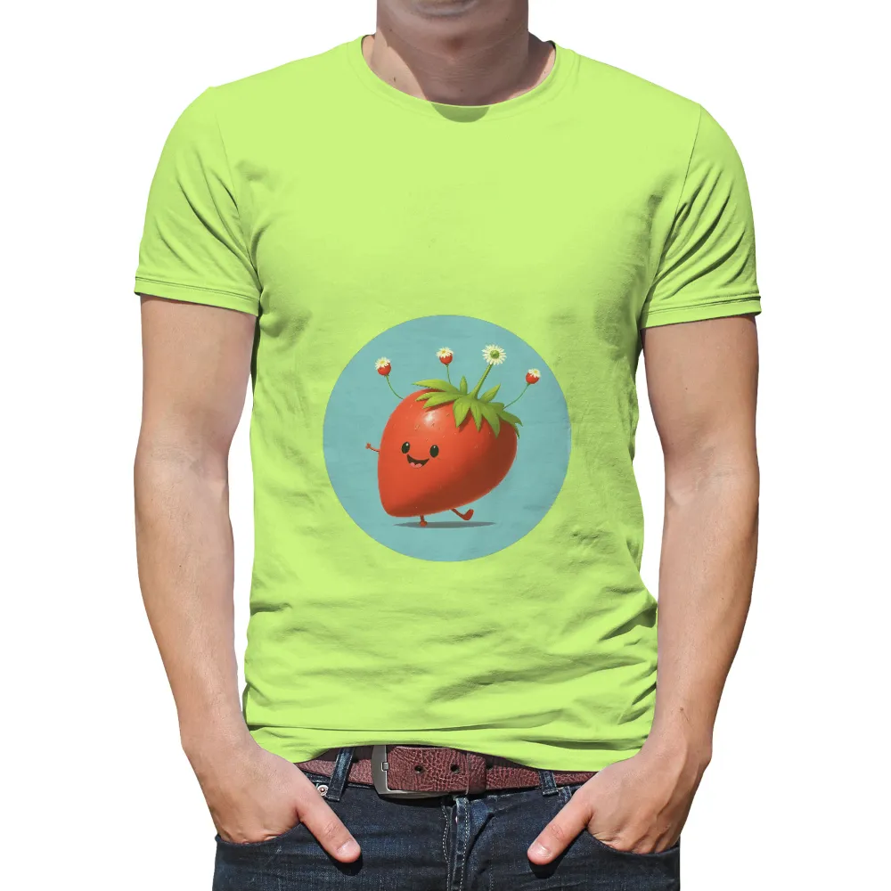 TShirt Design: Sunny the Cheerful Strawberry|kyd summer to remember t shirt