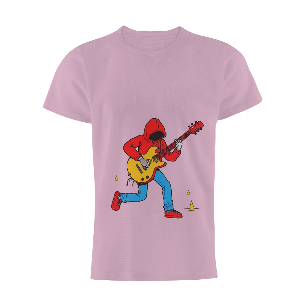 Tee Shirts Printed: Vibrant Musician with Electric Guitar|failed musician t shirt