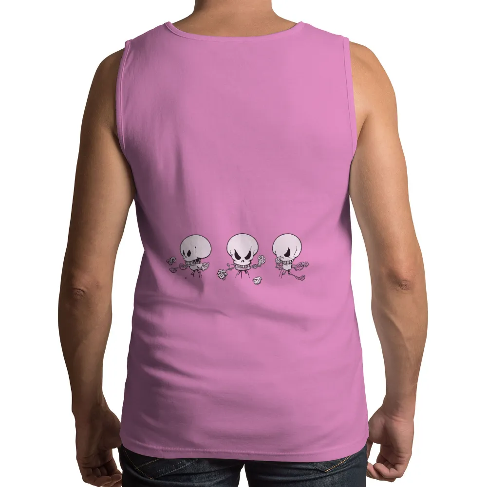 T-Shirt Printing: Skeletal Figures - Unity in Diversity|courage the cowardly dog tee shirts