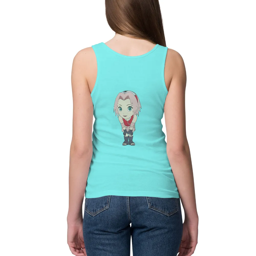 TShirt Design: Chibi Sakura Haruno - Anime, Youth, Determination|naruto no shirt