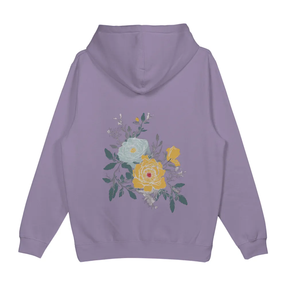 Custom Tee Shirts: Vibrant Flowers - Nature's Art|blue hoodie t shirt roblox