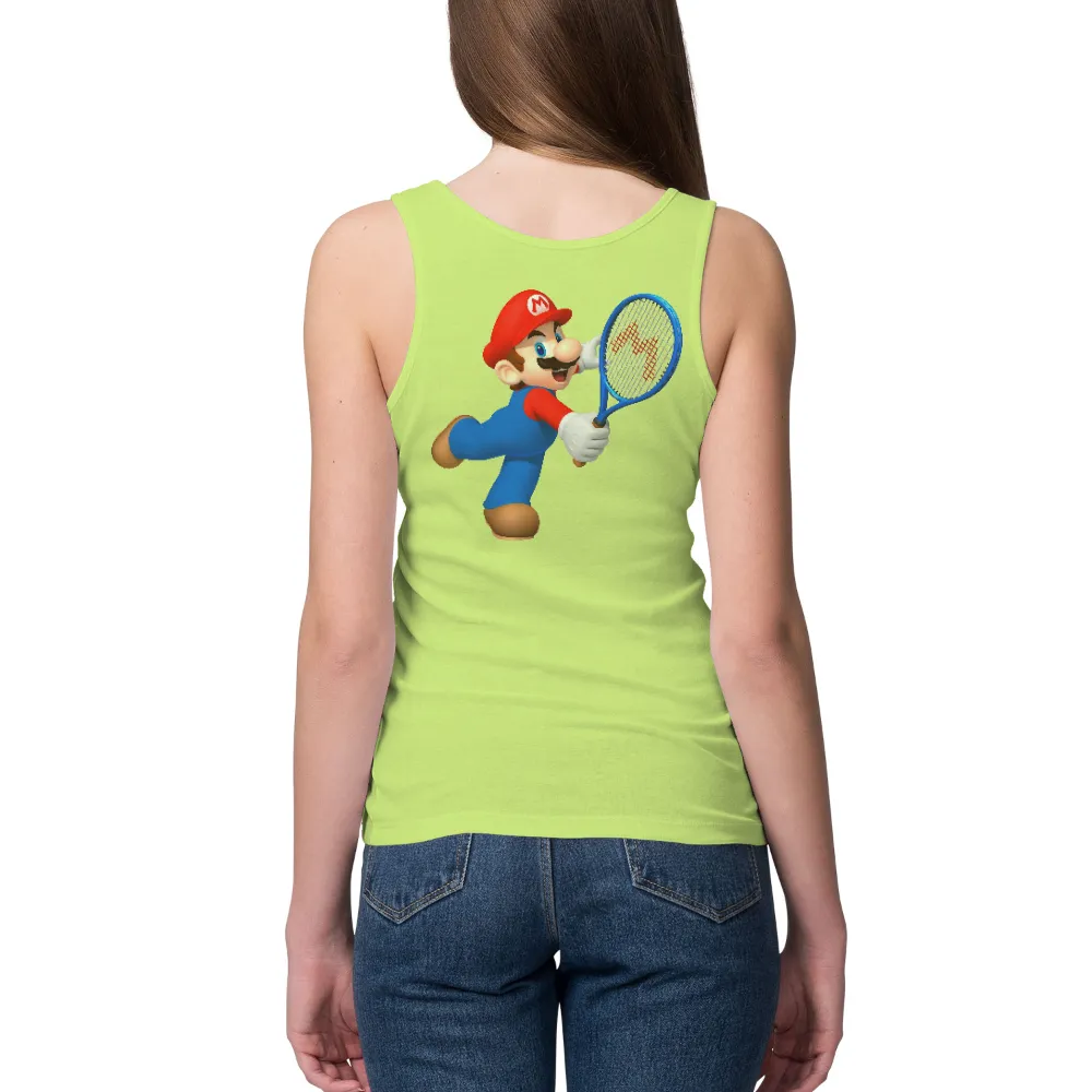 T-Shirts Custom: Mario Tennis Adventure - Sports & Gaming Fun|adventure time dancing with monsters shirt