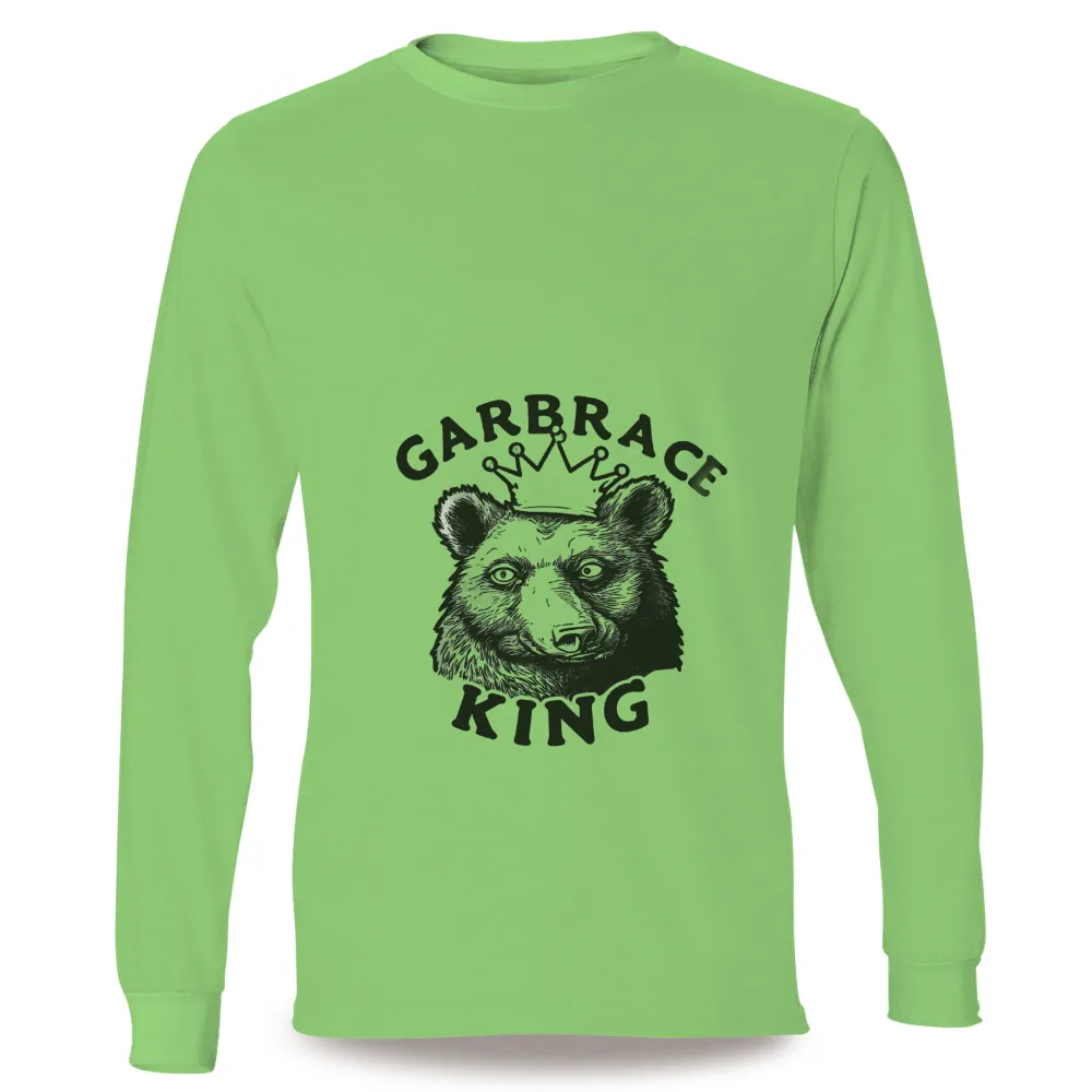 T-Shirts Custom: Garbage King - A Tribute to Urban Resilience|urban street art