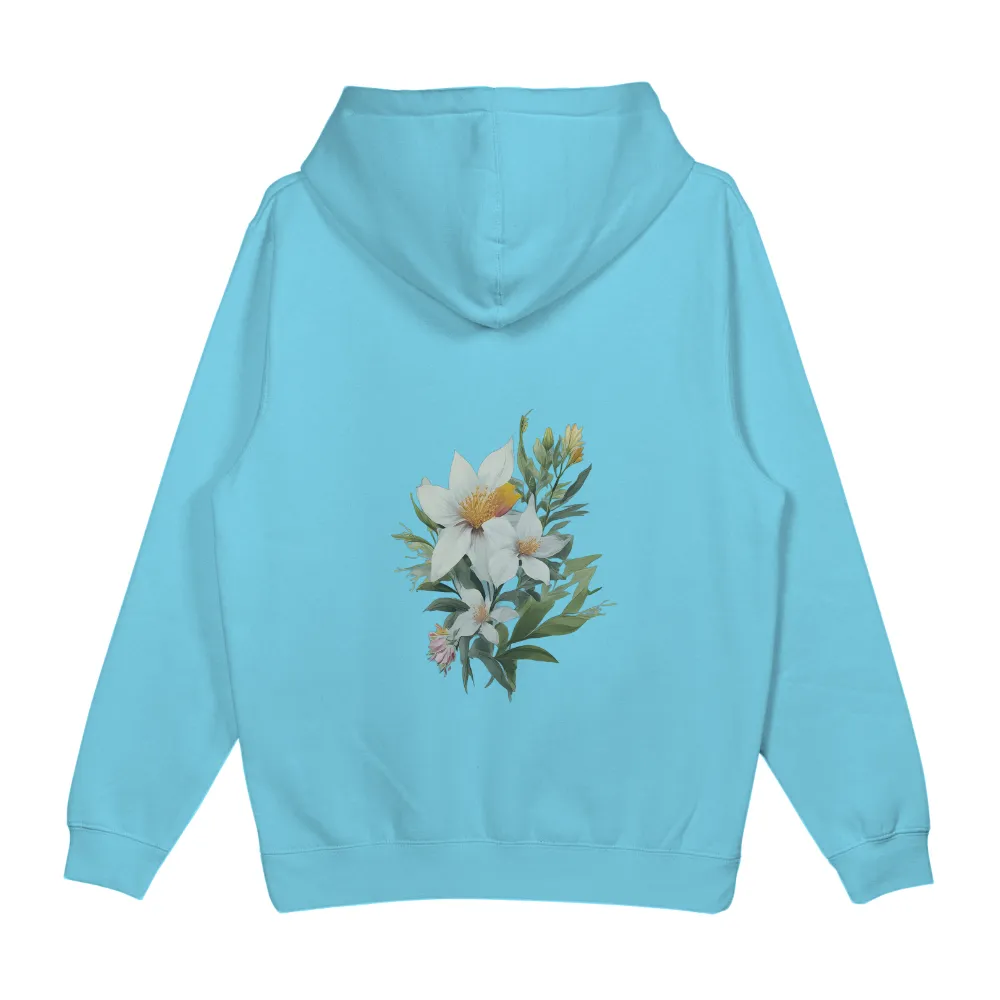 TShirt Design: Serene Lilies - Nature's Harmony|t shirt black and white roblox