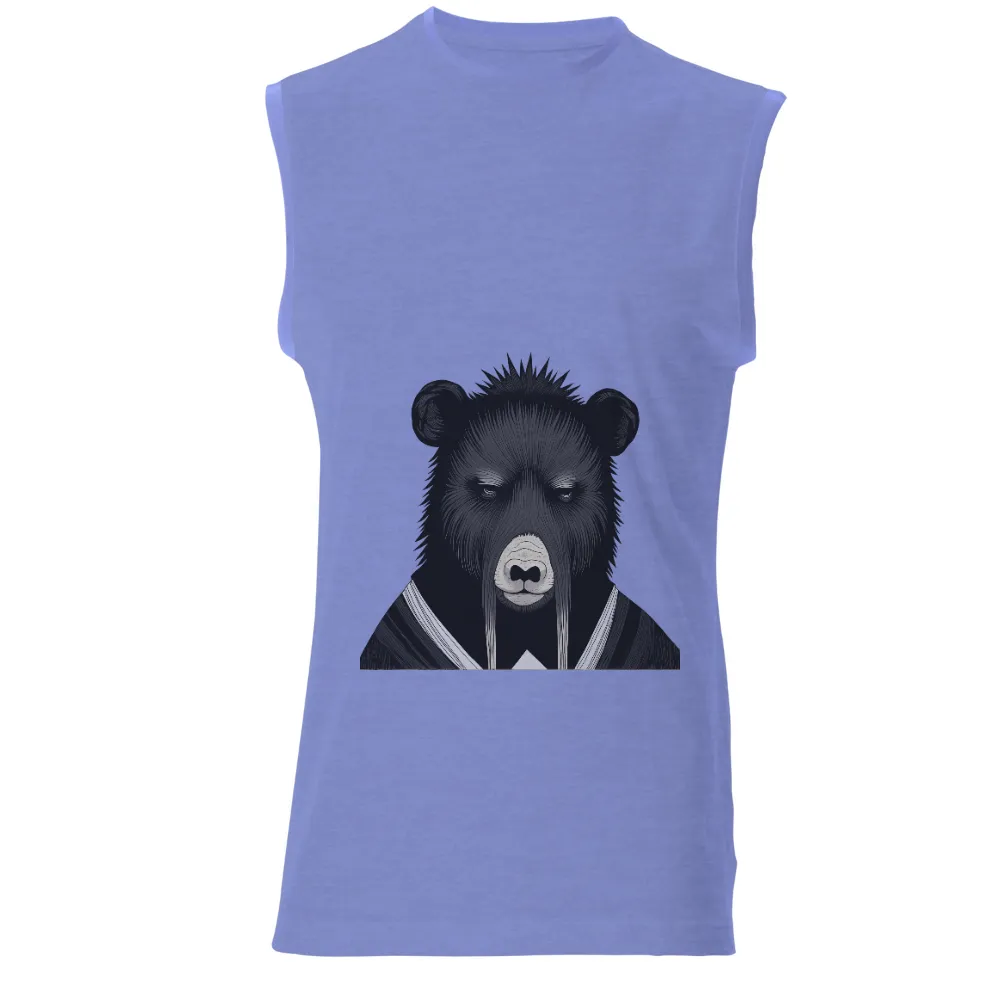 Custom T-Shirt Printing: Sophisticated Bear in a Tuxedo|formal pant shirt new style 2021